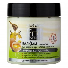 Бальзам-кондиціонер Belle Jardin Fito Energia Яєчний жовток та Мед для ломкого та посіченного волосся 450 мл (5907582903260)