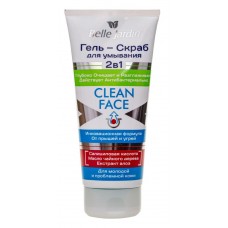 Гель скраб для вмивання обличчя, Сlean Face Belle Jardin (5907582900740)