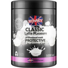 Маска протеїнова RONNEY CLASSIC LATTE PLEASURE для всіх типів волосся 1000 мл (5060589154711)