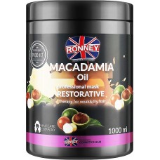 Маска зміцнююча RONNEY MACADAMIA OIL для слабкого та сухого волосся 1000 мл (5060589154766)