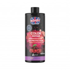 Шампунь захист кольору для пофарбованого волосся RONNEY COLOR REPAIR CHERRY з UV фильтром 1000 мл (5060589155893)