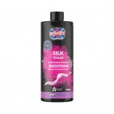 Шампунь разгладжучий RONNEY SMOOTHING SILK AND SLEEK для тонкого та тьяного волосся 1000 мл (5060589155954)