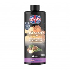 Шампунь зміцнюючий RONNEY MACADAMIA OIL для слабого та сухого волосся 1000 мл (5060589154681)