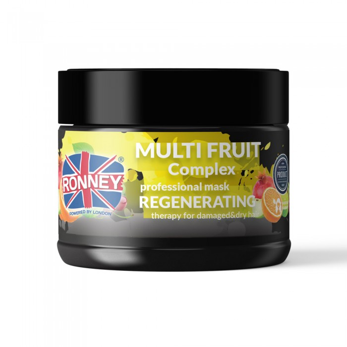 Маска відновлююча RONNEY MULTI FRUIT COMPLEX для сухого та пошкодженного волосся 300 мл (5060589155718)