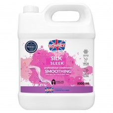 Професійний кондиціонер розгладжуючий RONNEY SMOOTHING SILK AND SLEEK для тонкого та тьмяного волосся 5000 мл (5060589156074)