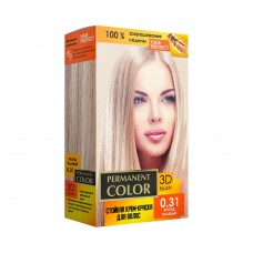 Крем-фарба Permanent Color тон блонд палевий №0.31 Аромат (4820147055314)