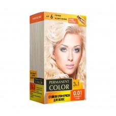 Крем-фарба Permanent Color тон блондест супер №0.01 Аромат (4820147055284)