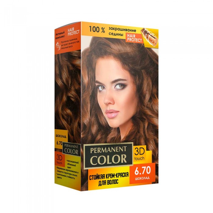 Крем-фарба Permanent Color тон шоколад №6.70 Аромат (4820147055482)