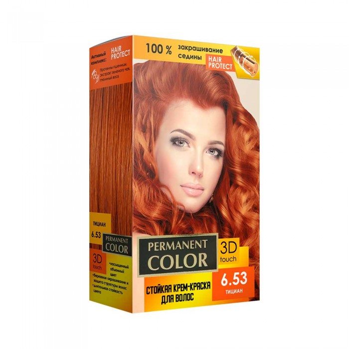 Крем-фарба Permanent Color тон Тіціан №6.53 Аромат (4820147055475)