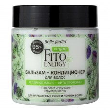 Бальзам-кондиціонер Belle Jardin Fito Energy Реп'яхова олія для фарбованого сухого та ламкого волосся 450 мл (5907582903239)