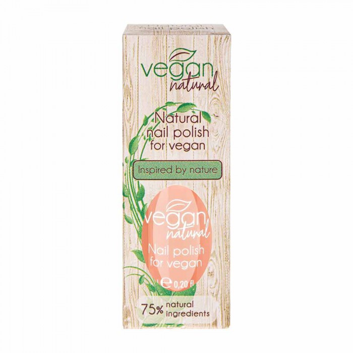 Лак для нігтів Vegan Natural №01 блідий персиковий (5906942670019)