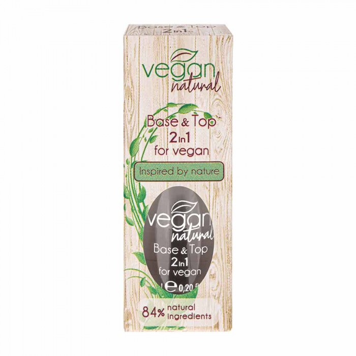 Основа та верхнє покриття для нігтів Vegan Natural (5906942679005)