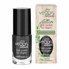 Лак для нігтів Vegan Natural №15 чорний (5906942670156)
