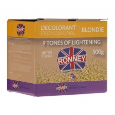 Порошок для освітлення волосся Ronney Professional BLONDIE 9 тонів 500 г (5060589154445)