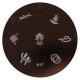 Пластина для стемпінгу Ronney Professional Stamping Palete RN 00404 (5060456777807)
