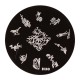Пластина для стемпінгу Ronney Professional Stamping Palete RN 00405 (5060456777814)