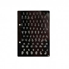 Пластина для стемпінгу Ronney Professional Stamping Palete RN 00407 (5060456777845)