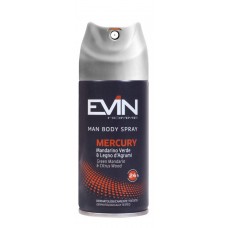 Дезодорант спрей чоловічий EVIN HOMME MERCURY 150 мл (8007675733884)