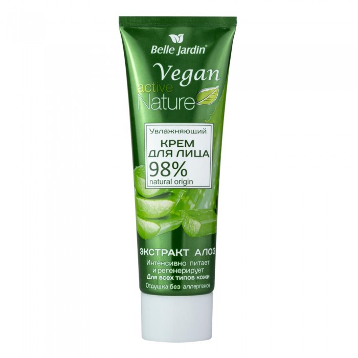 Крем для обличчя Belle Jardin Vegan Active Nature зволожуючий зекстрактом Алое 85 мл (5907582908074)
