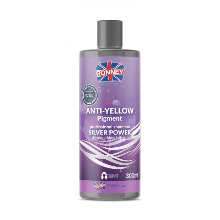 Шампунь для нейтралізації жовтого відтінку SILVER POWER Anti-Yellow Pigment 300 мл (5060589155985)