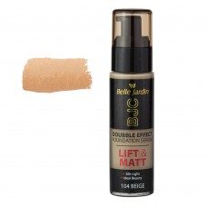 Тональний крем Belle Jardin Lift & Matt Double Effect Fundation serum 103 натуральний 30 мл (5907582907633)