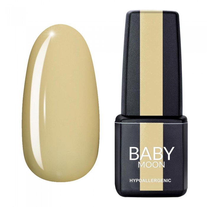 Гель лак Baby Moon Sunny Solo Gel polish №001 молочно-гірчичний світлий 6 мл (5908254000621)