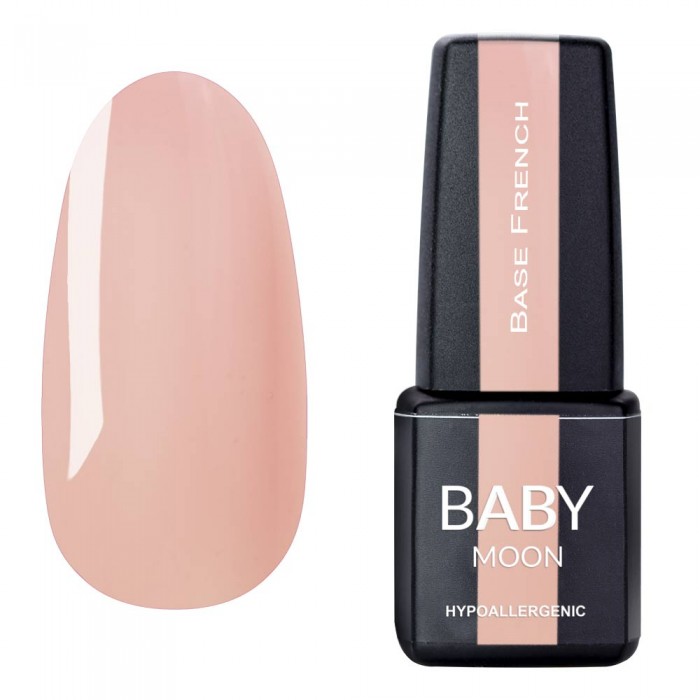 Base French Baby Moon № 005 бежево-рожевий 6 мл (5905123015502)