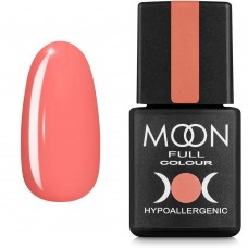 Гель-лак MOON FULL color Gel polish №124 лососево-помаранчевий 8 мл (5908254187056)