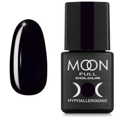 Гель-лак MOON FULL color Gel polish №188 глибокий чорний 8 мл (5908254187698)