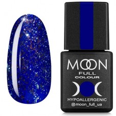 Гель-лак Moon Full Diamond №05 яскраво-синій з срібним глітером (5908254188251)