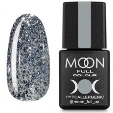 Гель-лак Moon Full Diamond №07 біло-срібний глітер (5908254188275)