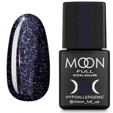 Гель-лак Moon Full Diamond №13 сріблясто-чорничний глітер (5908254188336)