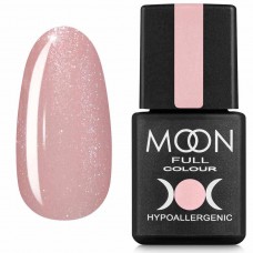 Кольорова база для нігтів Moon Barbie color Rubber base №03 ніжний персиковий з дрібним шиммером 8 мл (5908254190971)