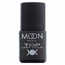 MOON FULL Toп Leaf Gold 8 мл без липкого шару (5908254002380)