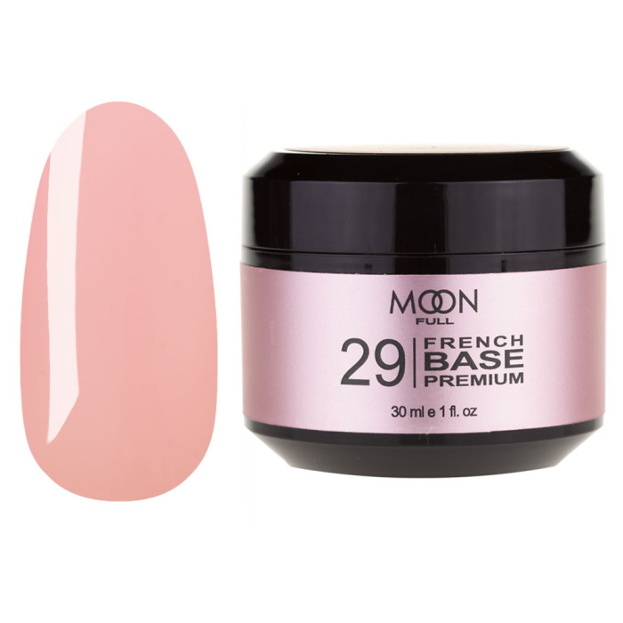 База для нігтів Moon Full Base French Premium №29 рожевий 30 мл (5908254002182)