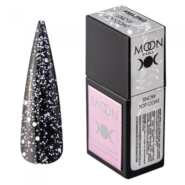 Moon Full Amazing Snow Top Coat 12мл (5905123021282)