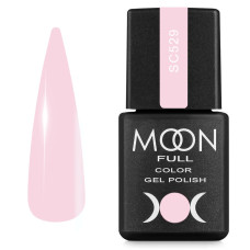 Гель-лак MOON FULL color Gel polish № SC 529 блідо-рожевий, 8 мл (5905123022906)