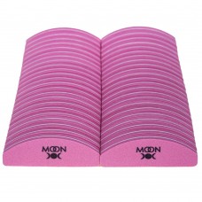 Пилка-баф для нігтів Moon Full Pink Small 120/180, (46шт/уп) (5905123015649)