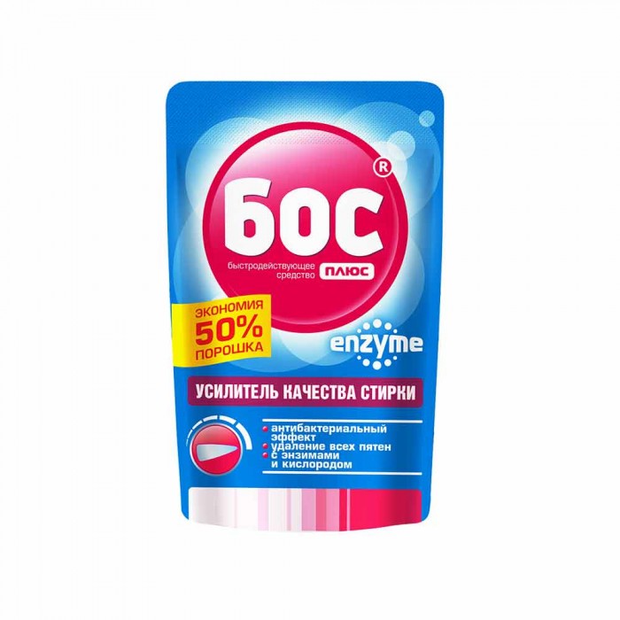 Бос плюс Enzyme Підсилювач прання кисневий з ферментами 200г (4823015913723)
