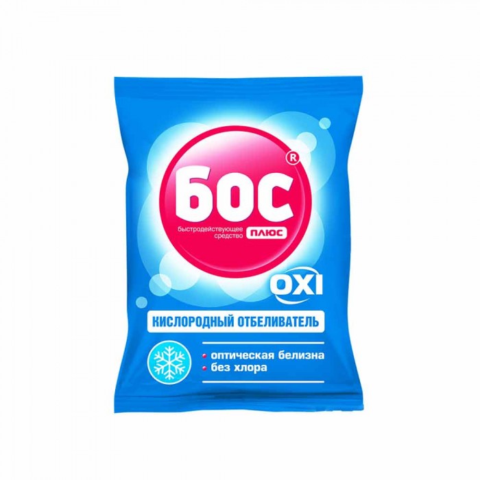 Відбілювач кисневий для білих тканин Бос плюс Oxi 1 кг (4823015909207)